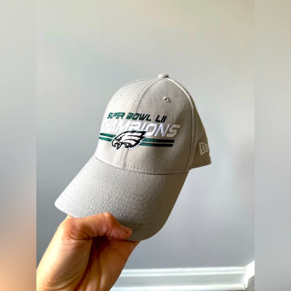 Philadelphia Eagles Super Bowl Champions Hat L2 World Champions Gray Size M L - Picture 1 of 7